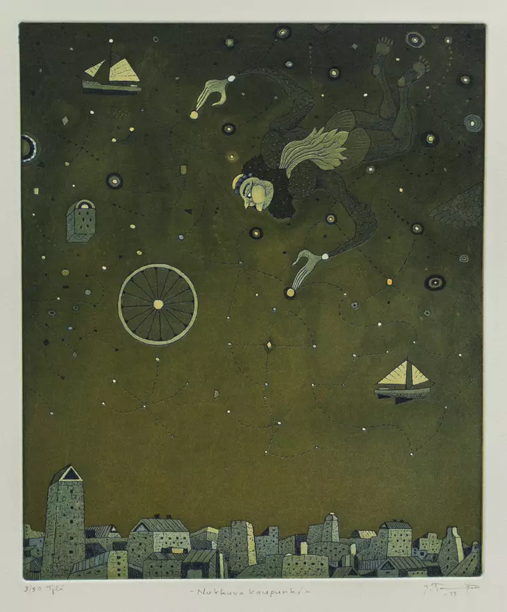 Tammenpää Juha: Nukkuva kaupunki - Pienet vedokset - t10176 - 1