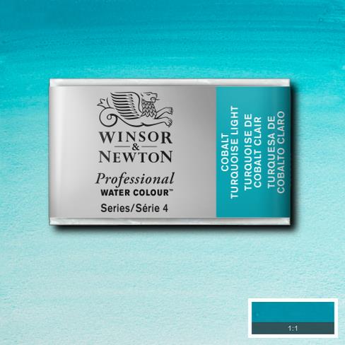 W&N Akvarelliväri 191 Cobalt turquoise light 1/1 - Winsor & Newton akvarellinapit - 575516 - 1