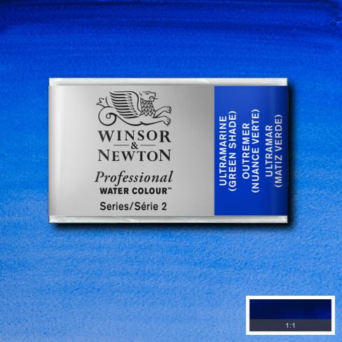 W&N Akvarelliväri 667 Ultramarine green shade 1/1 - Akvarellivärit - 575576 - 1