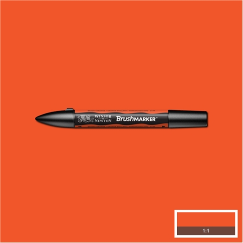 W&N Brushmarker Bright Orange - Brushmarker tussit - 5042786 - 1
