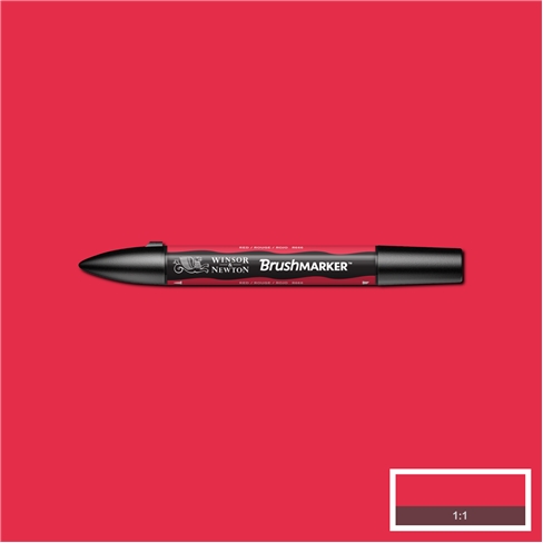 W&N Brushmarker Red - Brushmarker tussit - 5042946 - 1