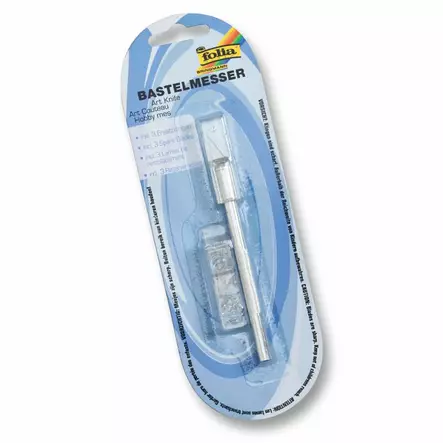 FOLIA Askarteluveitsi + vaihtoterät 3kpl - Teroittimet - 8230017 - 2