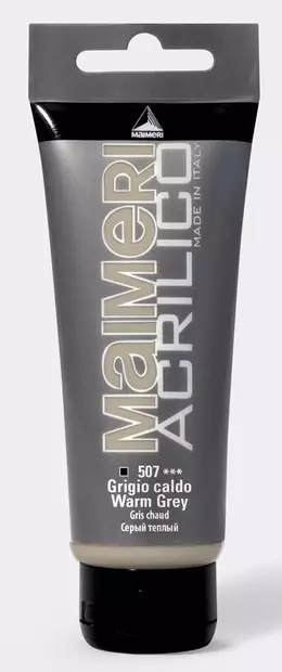 Maimeri Acrilico 507 Warm Grey 75ml - Maimeri Acrilico 75ml - 0916507 - 2