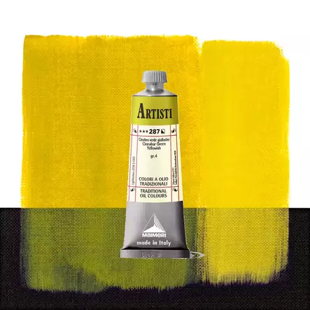 Maimeri Artisti 287 Cinnabar Green Yellowish 60ml - Maimeri Artisti 60ml ja 200ml - 0106287 - 1