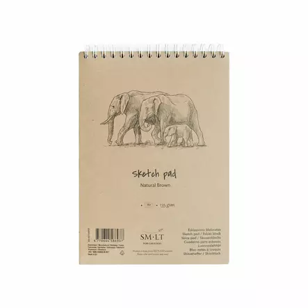 SMLT Brown-luonnoslehtiö A4 (80) 135g - Luonnos- ja piirustuslehtiöt - 4586937 - 1