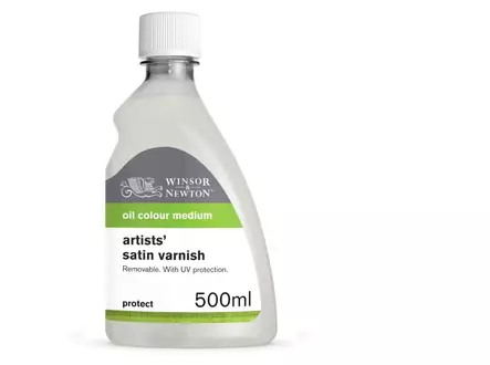 W&N Loppuvernissa Puolihimmeä 500ml - Maalausaineet öljyväreille - 3149737 - 1