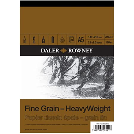 DR Fine Grain Heavy Weight A5 200g (30) - Luonnos- ja piirustuslehtiöt - 6024417 - 1