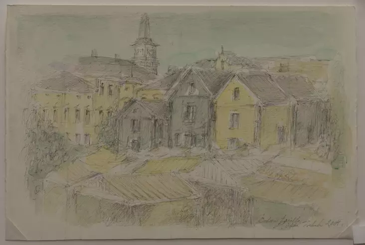 Inkala Hilkka: Oulun torilla - Keskisuuret vedokset - t4017 - 1