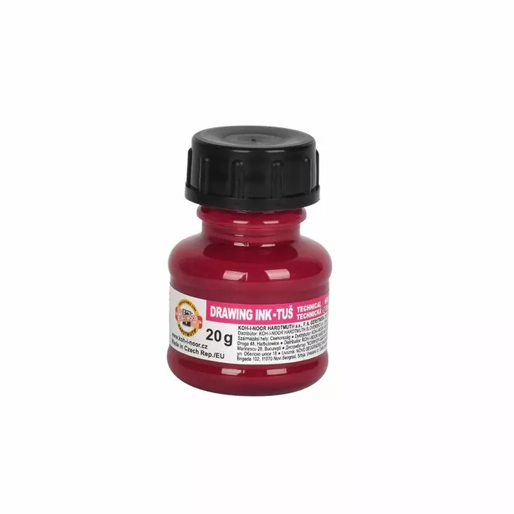 KOHINOOR Piirustusmuste 20g magenta - Kalligrafiamusteet - 9319627 - 1