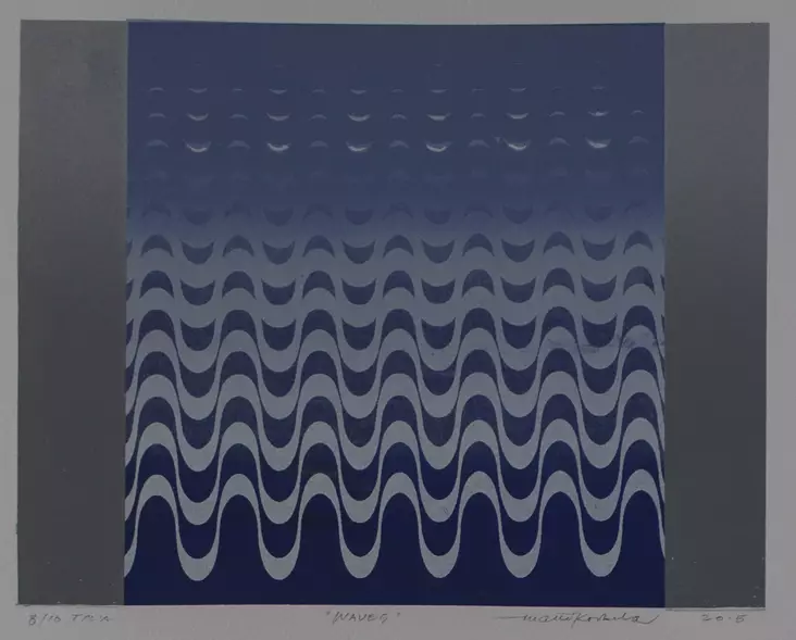 Koskela Matti: Waves sininen - Keskisuuret vedokset - t9517 - 1