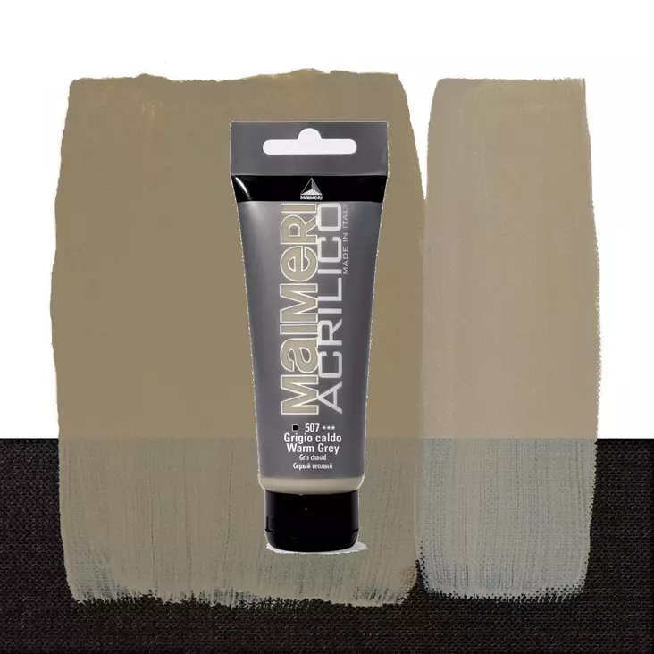 Maimeri Acrilico 507 Warm Grey 75ml - Maimeri Acrilico 75ml - 0916507 - 1