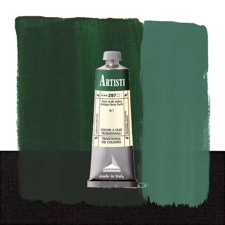 Maimeri Artisti 297 Antique Green Earth 60ml - Maimeri Artisti 60ml ja 200ml - 0106297 - 1