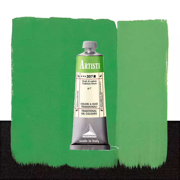 Maimeri Artisti 307 Cadmium Green 60ml - Maimeri Artisti 60ml ja 200ml - 0106307 - 1