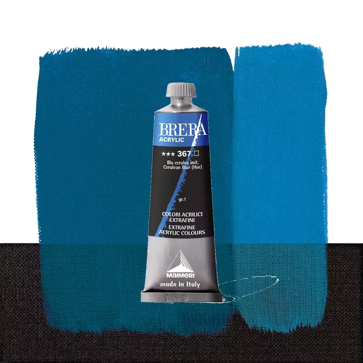 Maimeri Brera 367 Cerulean Blue Hue 60ml - Maimeri Brera 60ml ja 200ml - 0806367 - 1