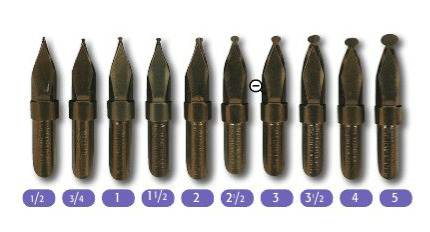 Mitchell palloterä 3,5 - Kalligrafia terät - 11957 - 1