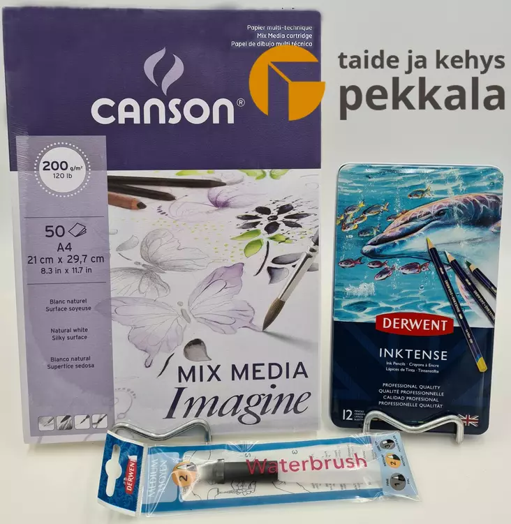 Piirustussetti Derwent Inktense - Paketit by Pekkala - set7 - 1