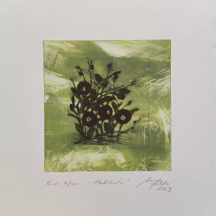 Pitko Marjo (Hyttinen): Mustikoita - Pienet vedokset - t11867 - 1