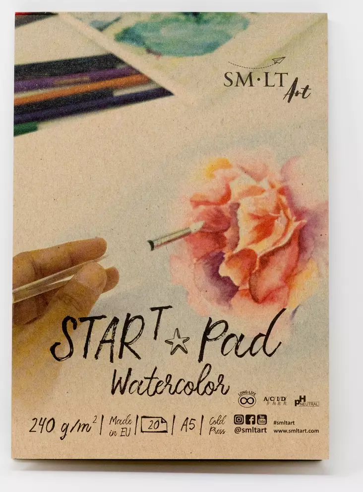 SMLT Star T Akvarellilehtiö A5 (20) 240g - Akvarellilehtiöt - 4588467 - 1