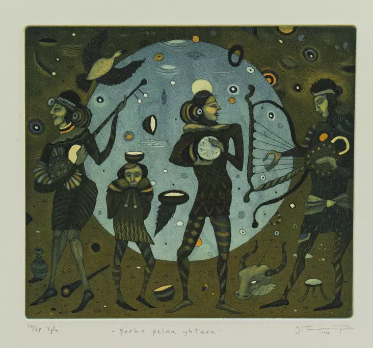 Tammenpää Juha: Perhe pelaa yhteen - Pienet vedokset - t10197 - 1