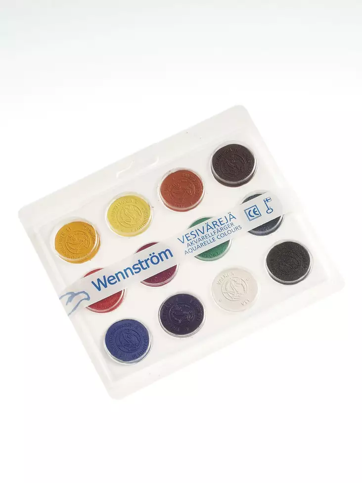 Wennström Vesivärit Täysi muovirasia 12 - Wennström peitevärit - 003580107 - 1