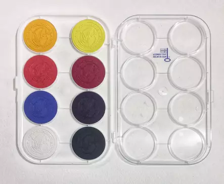 Kovamuovipaletti 8 peitevärille - Wennström peitevärit - 02118 - 2