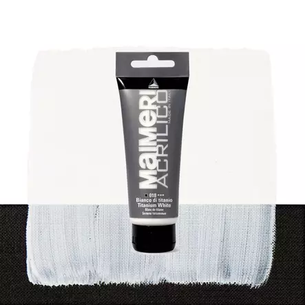 Maimeri Acrilico 018 Titanium White 200ml - Maimeri Acrilico 200ml - 0924018 - 1