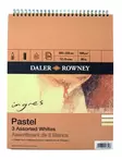 DR Pastellilehtiö Ingres 160g A4 (24) 3 valkoisen sävyä - Erikoislehtiöt - 5948028 - 1