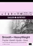 DR Smooth Heavy Weight A2 220g (25) - Luonnos- ja piirustuslehtiöt - 5915488 - 1