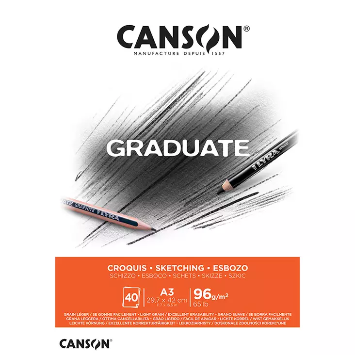 Canson Graduate Sketch - Luonnos- ja piirustuslehtiöt - 50021038 - 1