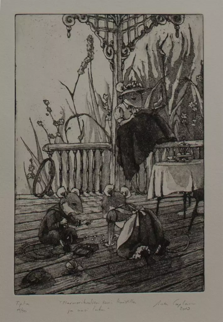 Caplan Asta: Marmorikuulien ääni kuistilla ja uusi luku - Pienet vedokset - t10048 - 1