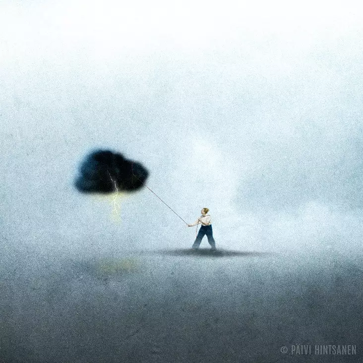 Hintsanen Päivi: Ihmisiä saarillaan: Ukkospilven kesytys - Pienet vedokset - t12338 - 1