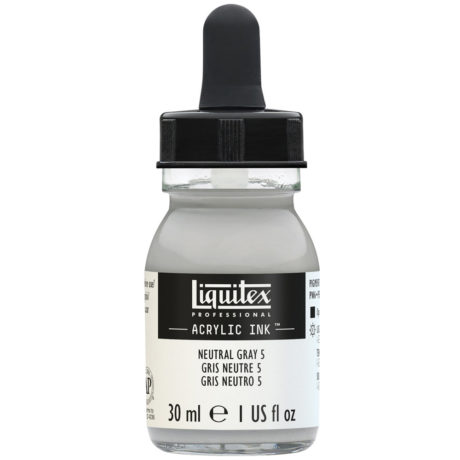 Liquitex Acrylic Ink 599 Neutral grey (mixing grey) - Akryylimusteet - 6976038 - 1