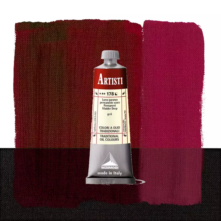 Maimeri Artisti 178 Permanent Madder Deep 60ml - Maimeri Artisti 60ml ja 200ml - 0106178 - 1