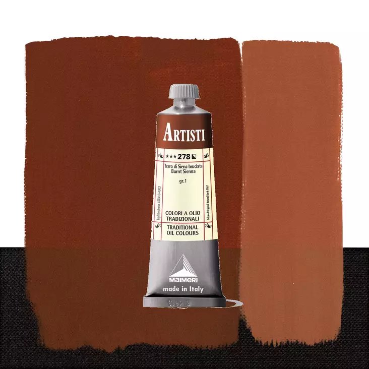 Maimeri Artisti 278 Burnt Sienna 60ml - Maimeri Artisti 60ml ja 200ml - 0106278 - 1
