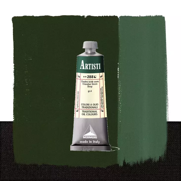 Maimeri Artisti 288 Cinnabar Green Deep 60ml - Maimeri Artisti 60ml - 0106288 - 1