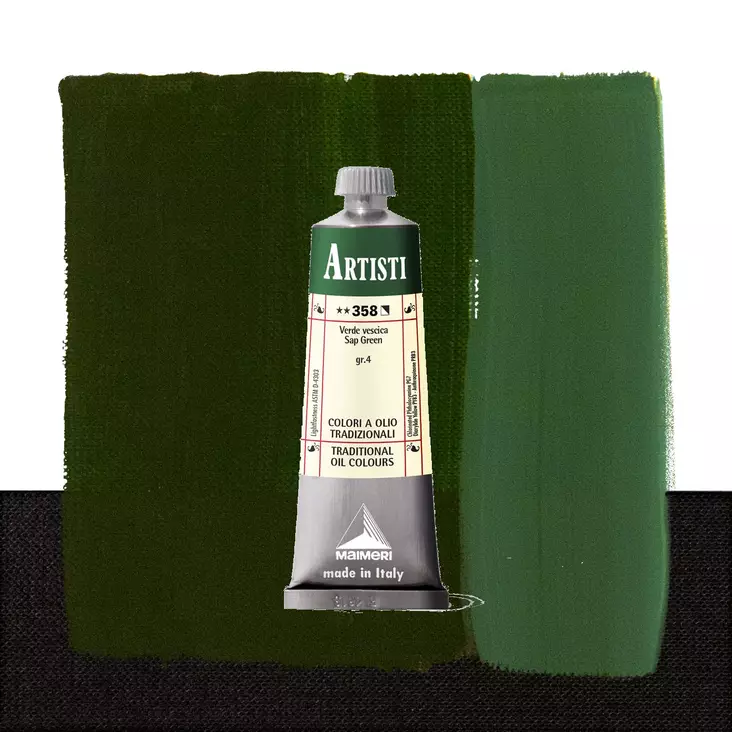 Maimeri Artisti 358 Sap Green 60ml - Maimeri Artisti 60ml ja 200ml - 0106358 - 1