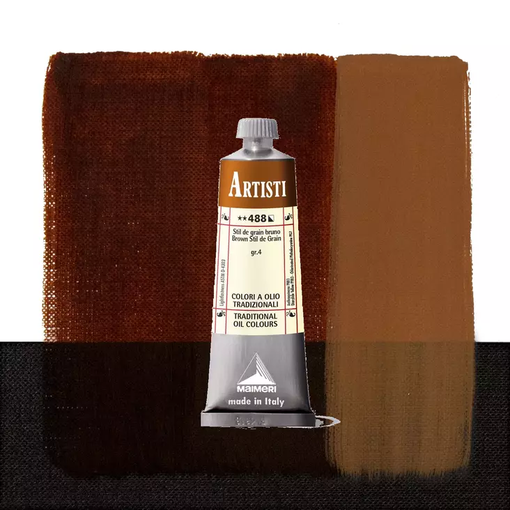 Maimeri Artisti 488 Brown Stil de Grain 60ml - Maimeri Artisti 60ml ja 200ml - 0106488 - 1