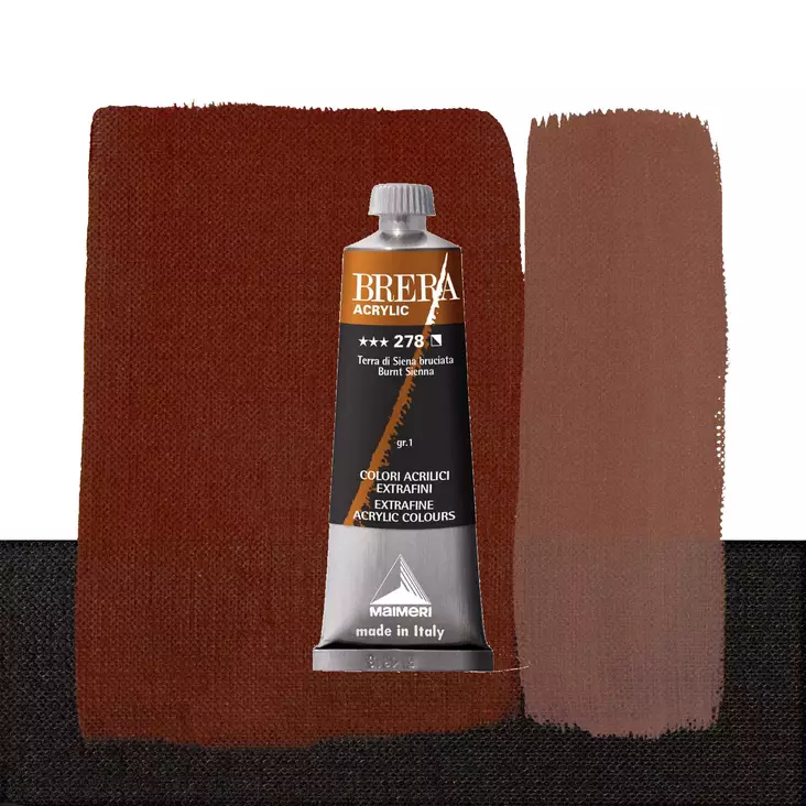 Maimeri Brera 278 Burnt Sienna 60ml - Maimeri Brera 60ml ja 200ml - 0806278 - 1