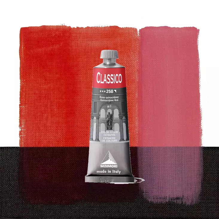 Maimeri Classico 258 Quinacridone Red 60ml - Maimeri Classico 60ml - 0306258 - 1