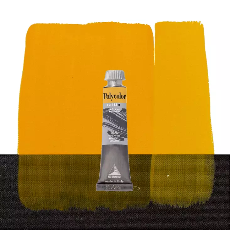 Maimeri Polycolor 118 Deep Yellow 20ml - Maimeri Polycolor 20ml - 1202118 - 1