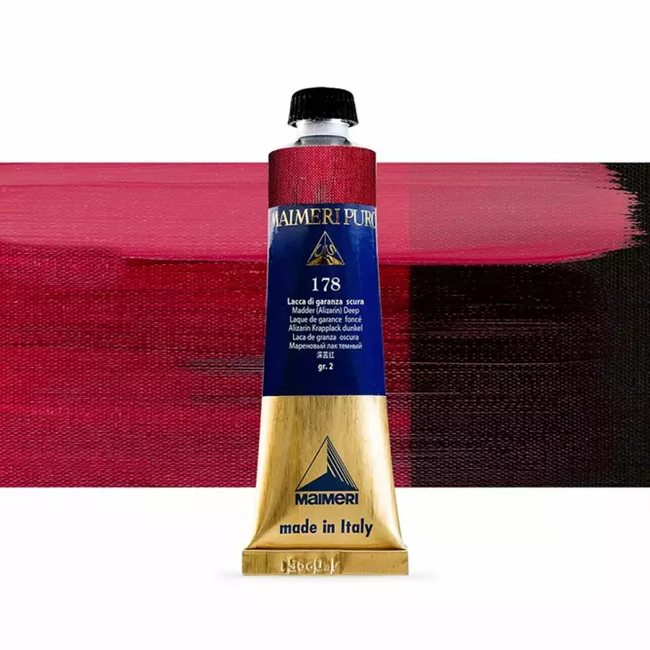 Maimeri Puro 178 Madder (Alizarin) Deep 40ml - Maimeri Puro 40ml - 0012178 - 2