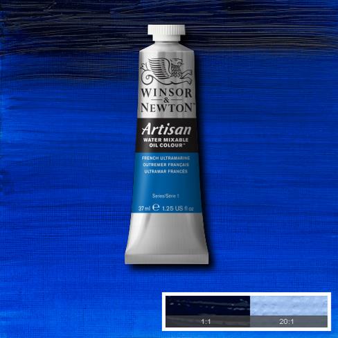 W&N Artisan 263 French Ultramarine 37ml - Vesiliukoiset öljyvärit - 514018 - 1
