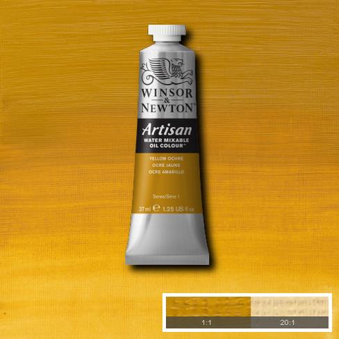 W&N Artisan 744 Yellow Ochre 37ml - Vesiliukoiset öljyvärit - 514038 - 1