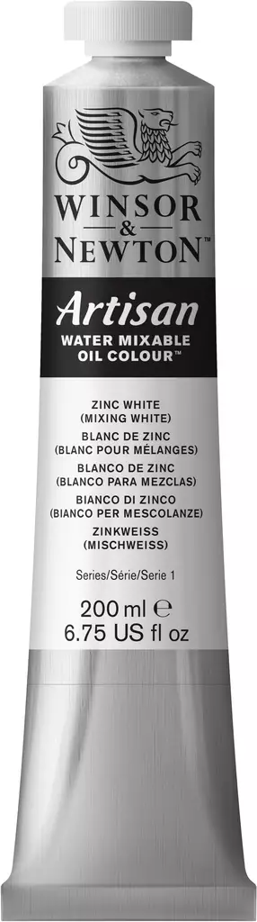 W&N Artisan 748 Zinc White 200ml - Vesiliukoiset öljyvärit - 1537748 - 1