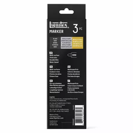 Akryylitussi Liquitex 2mm Accent 3x - Akryylitussit - 2065579 - 2