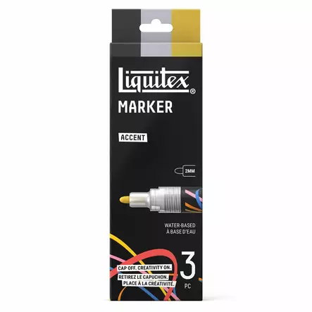 Akryylitussi Liquitex 2mm Accent 3x - Akryylitussit - 2065579 - 1