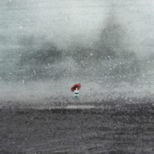 Hintsanen Päivi: Ihmisiä saarillaan: Talvihaiku I - Pienet vedokset - t11039 - 1