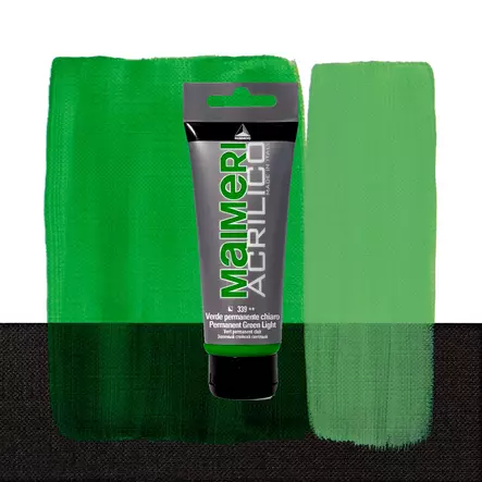 Maimeri Acrilico 339 Permanent Green Light 200ml - Maimeri Acrilico 200ml - 0924339 - 1