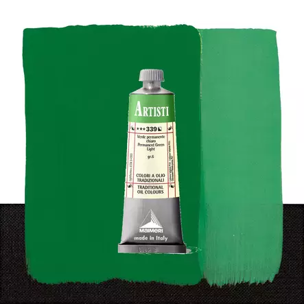 Maimeri Artisti 339 Permanent Green Light 60ml - Maimeri Artisti 60ml ja 200ml - 0106339 - 1