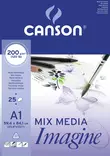 Canson Imagine 200g A1 (25) - Monitekniikka-lehtiöt - 5005969 - 1
